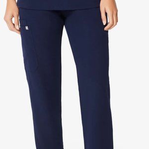 Figs Navy Kade Cargo Pants Scrubs, Size Medium